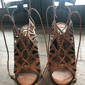 Dolce Vita laced cut out heels